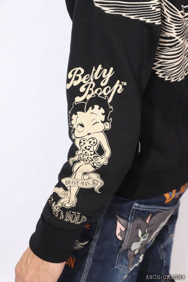 The BRAVE-MAN ベティブープ 裏毛 ZIP パーカー BBB-2457 ブレイブマン