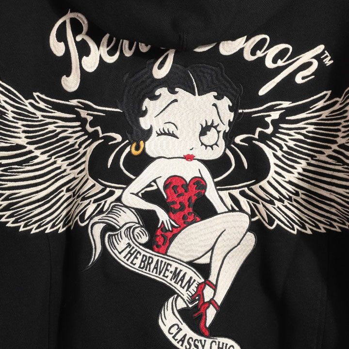 The BRAVE-MAN ベティブープ 裏毛 ZIP パーカー BBB-2457 ブレイブマン