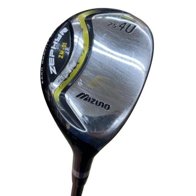  ミズノ ZEPHYR ZM-01 4U ユーティリティ UT ZEPHYR オリジナル (フレックスS) メンズ 男性用 右利き 右用 Cランク ゴルフクラブ