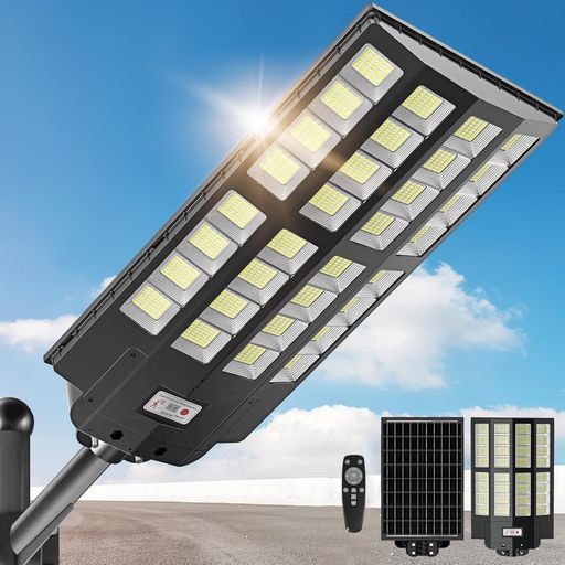 320°広角照明 特大型 Marjeソーラー街灯屋外3200 w 60000ルーメン外灯IP 67防水センサーライト屋外人感センサー光センサー防犯最適led街灯屋外照明夜間自動点灯6 V|50000 mAHポール|壁に取り付け