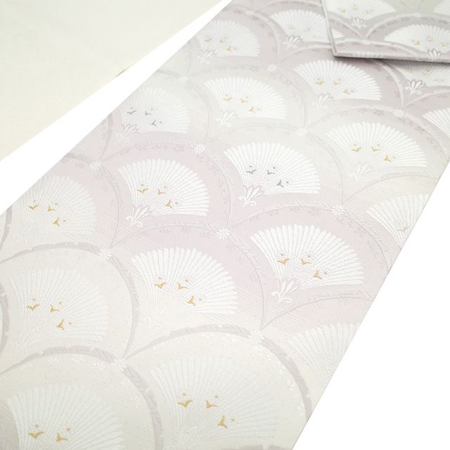 未使用❤西陣袋帯「宮廷有職文様」 プラチナ色　金糸銀糸　フォーマル 未使用❤西陣袋帯「宮廷有職文様」 プラチナ色 金糸銀糸 フォーマル