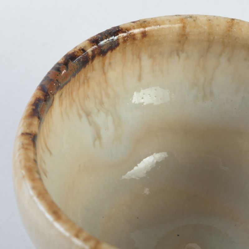 九谷焼 柳雨軒 三代八十吉 徳田正彦作 酒盃 ぐい呑 2点 共箱 V S566