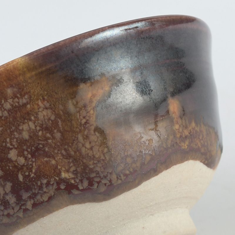 九谷焼 柳雨軒 三代八十吉 徳田正彦作 酒盃 ぐい呑 2点 共箱 V S566