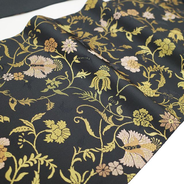 中古】 袋帯 リサイクル フォーマル 正絹 京都 西陣 陰山織物 金糸