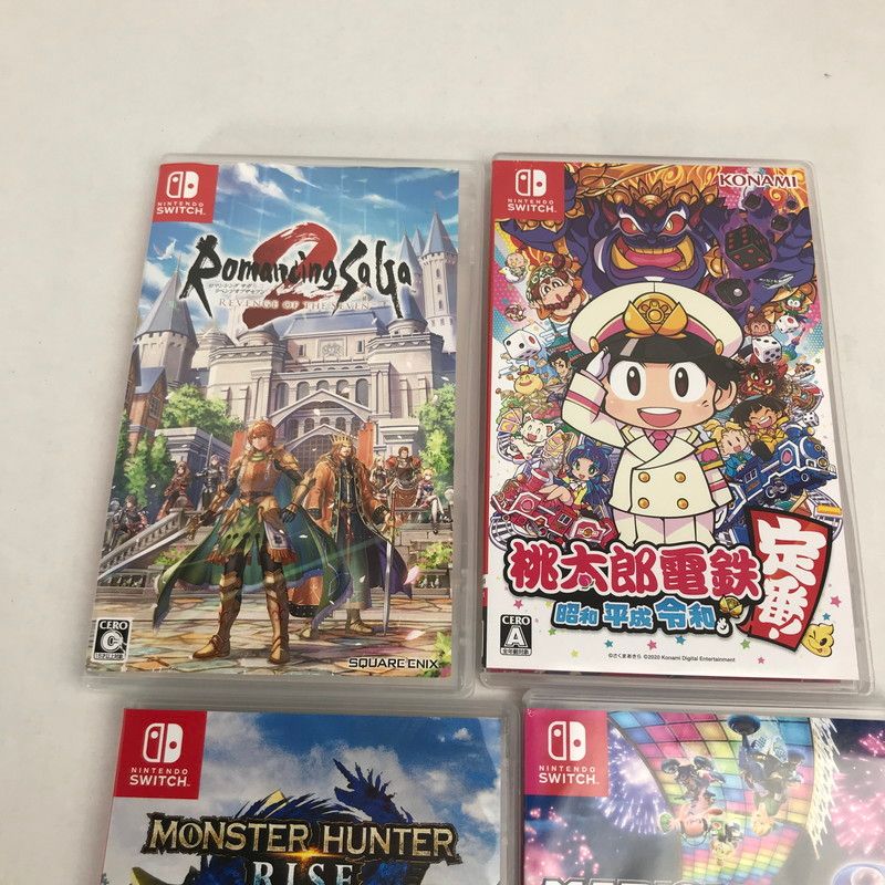 品 スイッチソフトまとめ 6本 Nintendo Switch ゲームソフトまとめ 桃鉄 マリオカート モンハン 等 023 260108 io 25 fuz