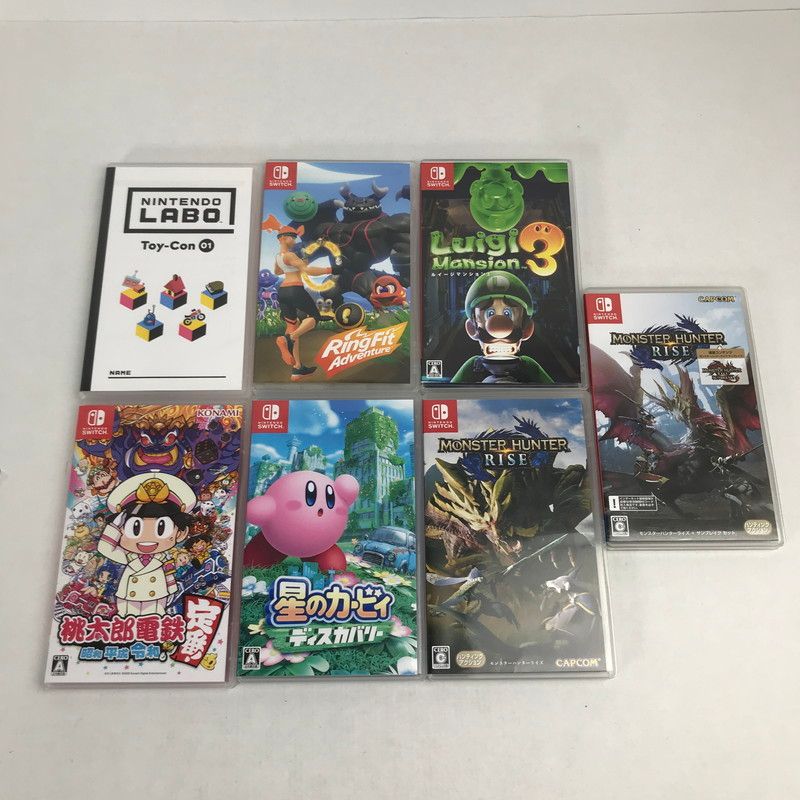中古品】 スイッチソフトまとめ 7本 Nintendo Switch ゲームソフト