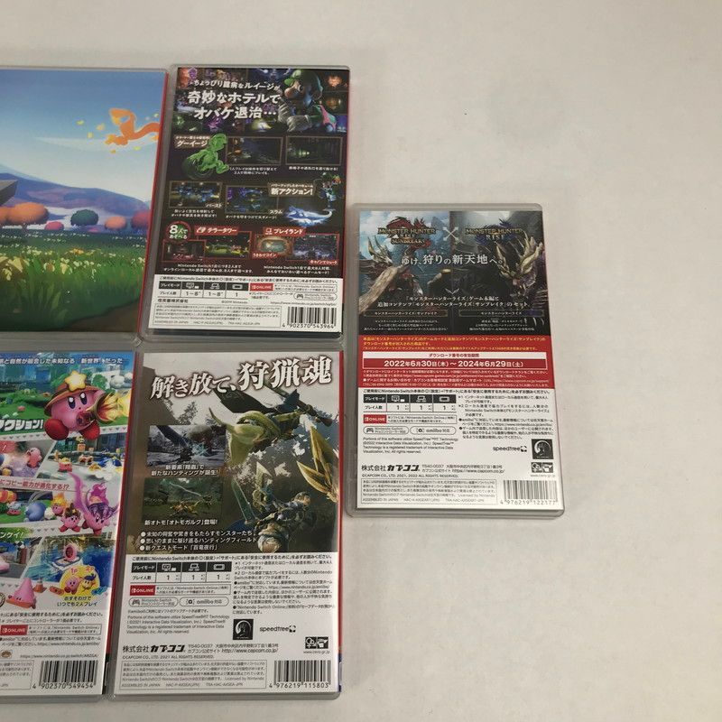中古品】 スイッチソフトまとめ 7本 Nintendo Switch ゲームソフト