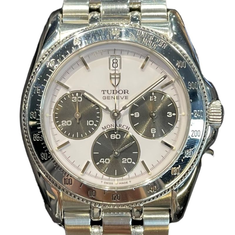 チューダー|チュードル TUDOR モナーク デイト クロノグラフ 15900 ステンレススチール クオーツ メンズ 腕時計
