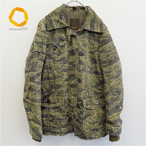 ヒステリック ジャケット ブルゾン ミリタリージャケット カモフラ レディース a 842125 i