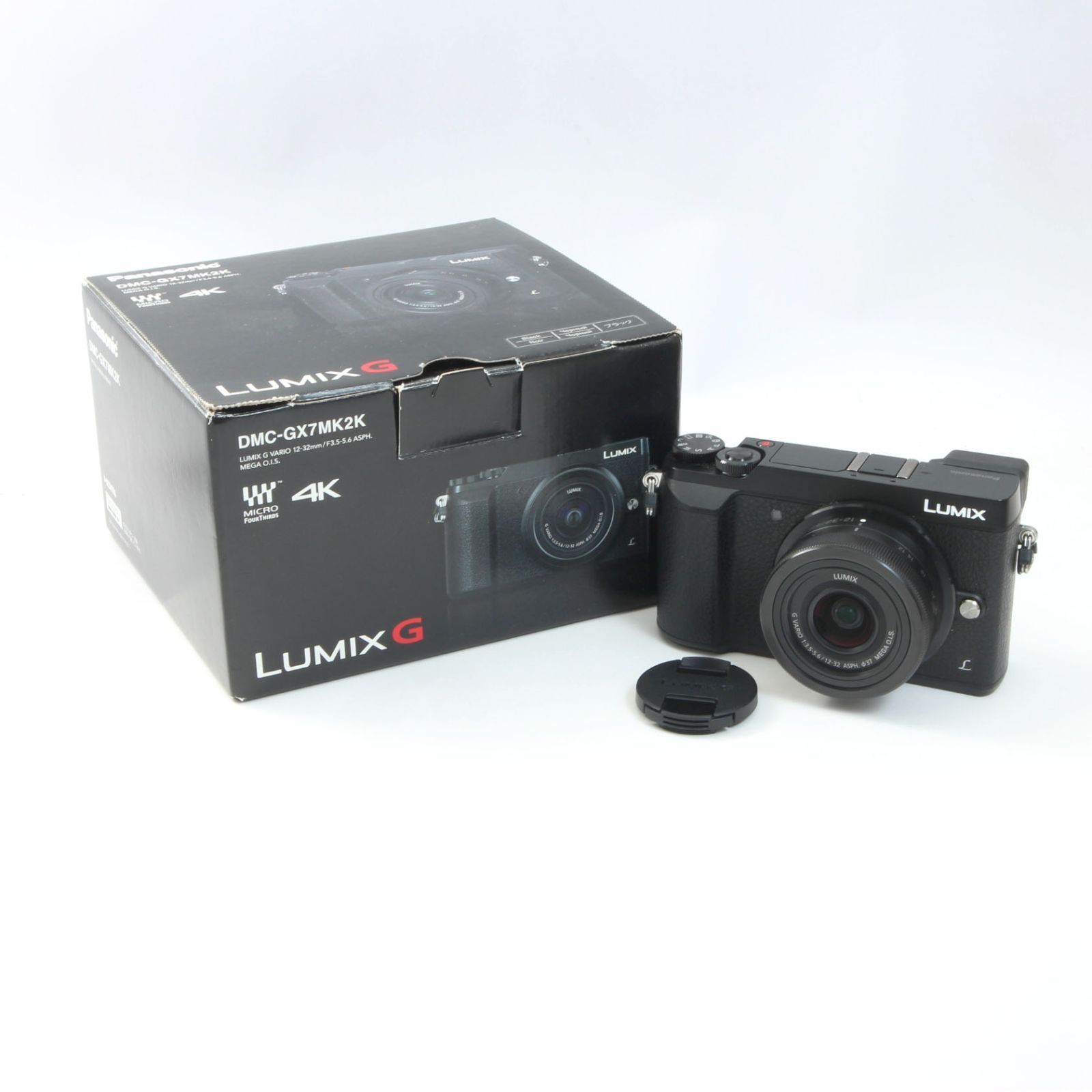 Panasonic パナソニック LUMIX DMC-GX 7 MK 2 G VARIO 12-32 mm F 3.5-5.6 標準レンズキット シャッター数8750回