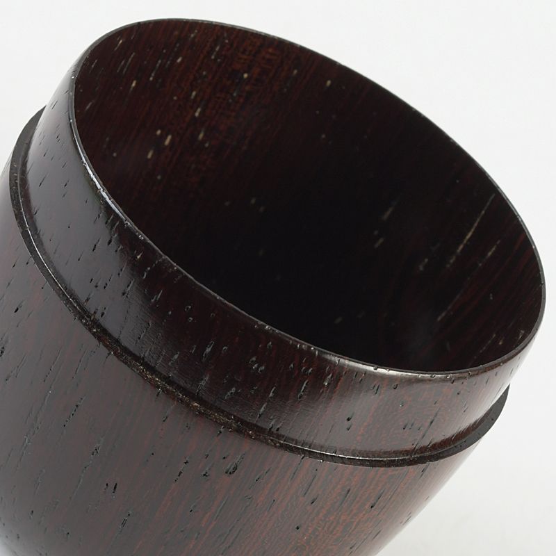 茶道具 福田慶造作 鉄刃木 漆塗 中棗 共箱 V S568 - メルカリ