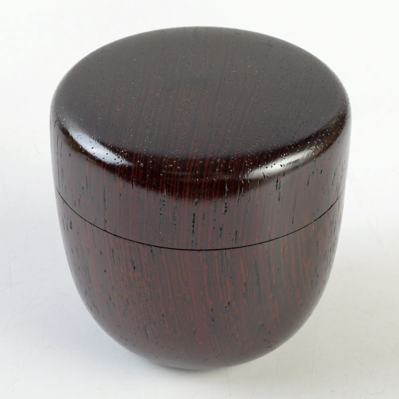 茶道具 福田慶造作 鉄刃木 漆塗 中棗 共箱 V S568 - メルカリ