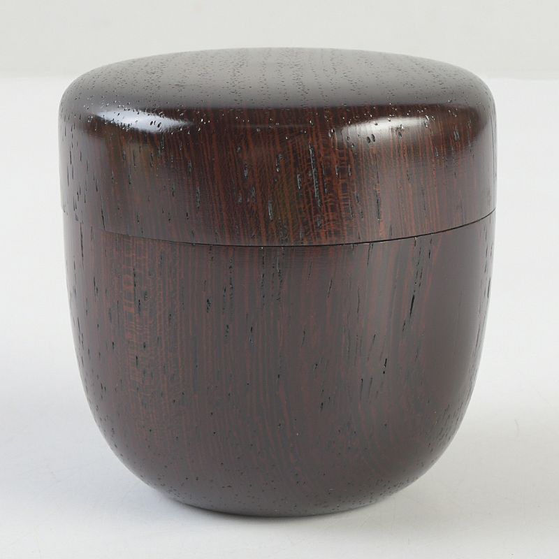 茶道具 福田慶造作 鉄刃木 漆塗 中棗 共箱 V S568 - メルカリ