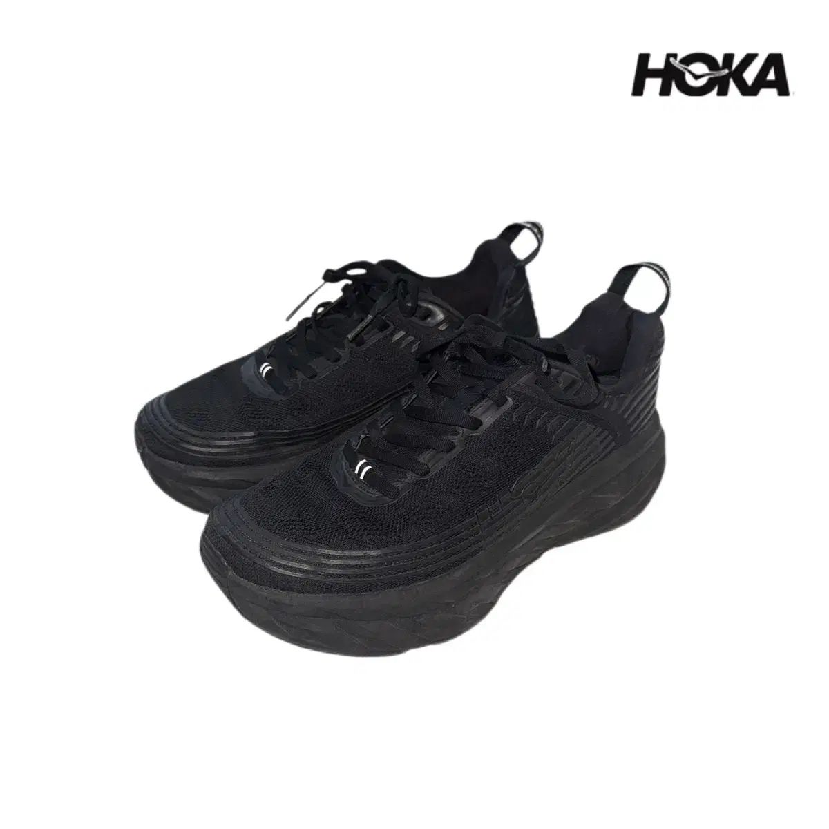 HOKA ONE ホカオネオネ ボンダイ6 ワイド ブラック 255