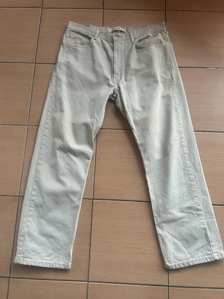 00 s リーバイス505 ホワイトデニム 38 36 in