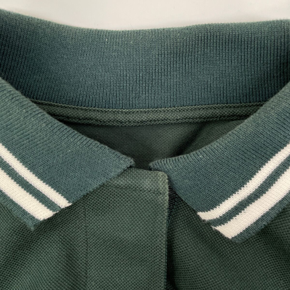 sacai サカイ 22-05980 22SS ｸﾞﾘｰﾝ S Pique Polo Shirt 半袖ﾎﾟﾛｼｬﾂ 2