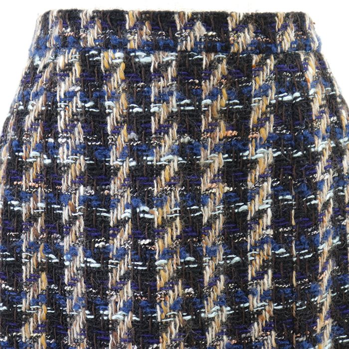 SALE】CHANEL シャネル ヴィンテージ ウールツイードスカート 20662