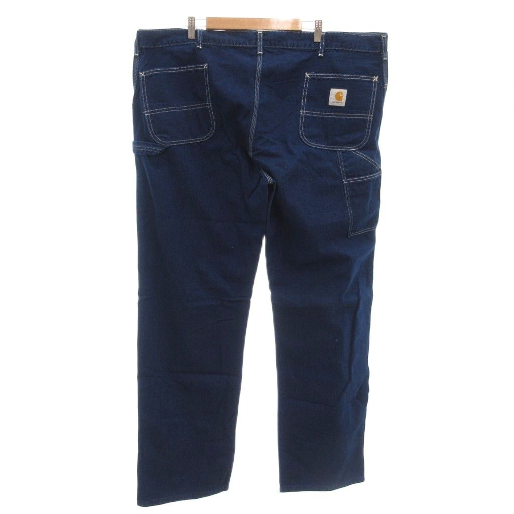Carhartt ダークデニム カーゴパンツ　ぺインターパンツ 34 良品 Carhartt ダークデニム カーゴパンツ ぺインターパンツ 34 良品