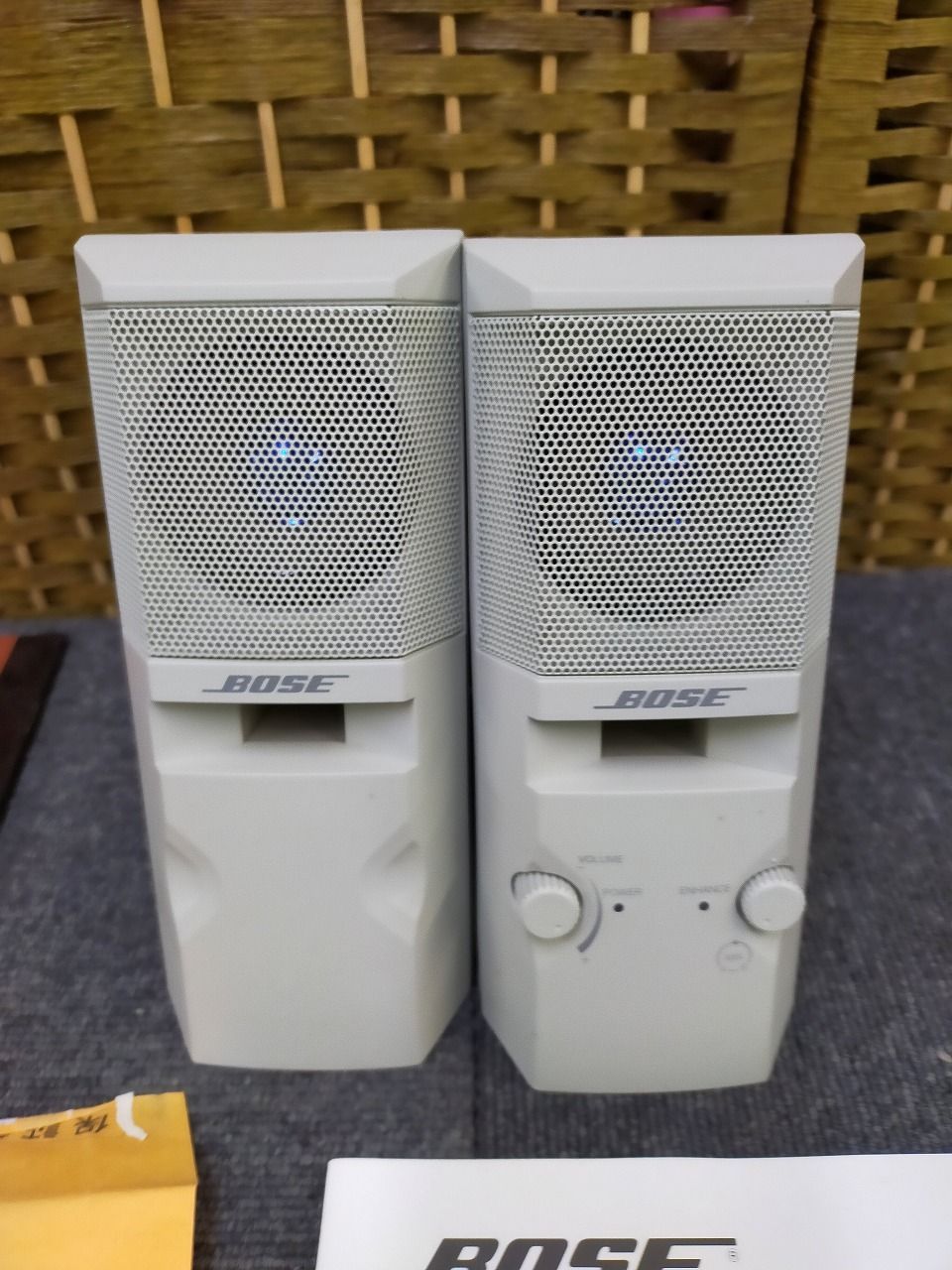 BOSE MM-1 スピーカー ペア ジャンク 電源コード欠品 取説 保証書付