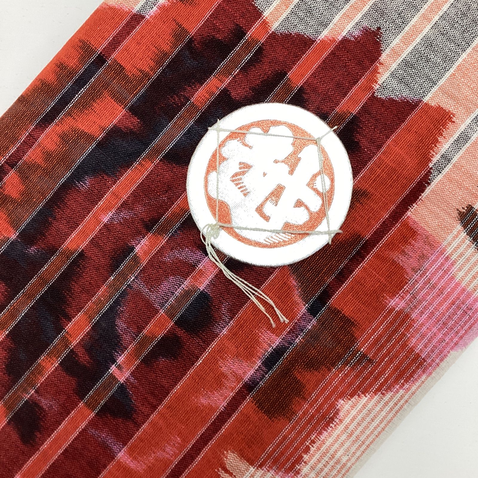 ♥ 銘仙風 綿 浴衣 着物 反物 R 234