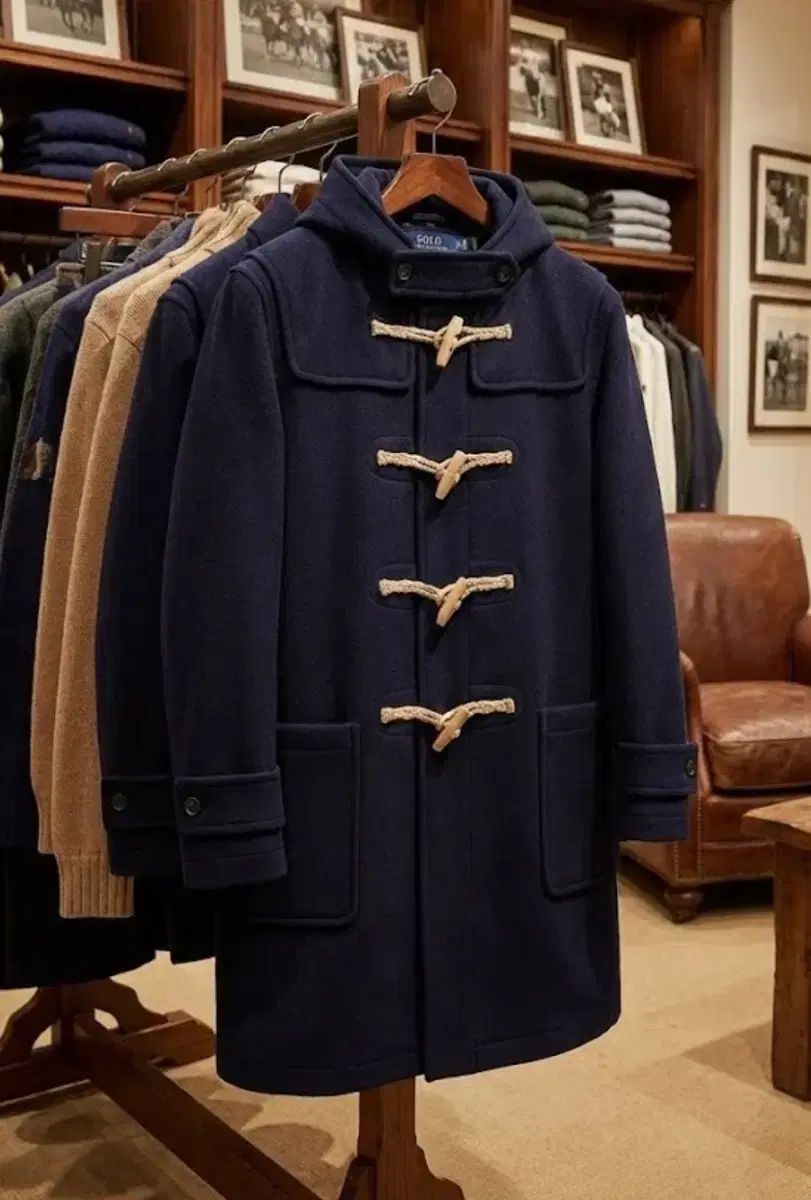 ポロ 新モデル ウール ダッフルコート