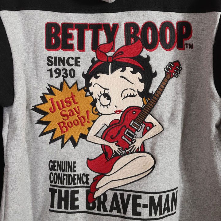 The BRAVE-MAN ベティブープ 裏毛 ZIP パーカー BBB-2458 ブレイブマン