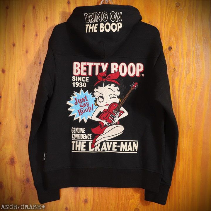 The BRAVE-MAN ベティブープ 裏毛 ZIP パーカー BBB-2458 ブレイブマン