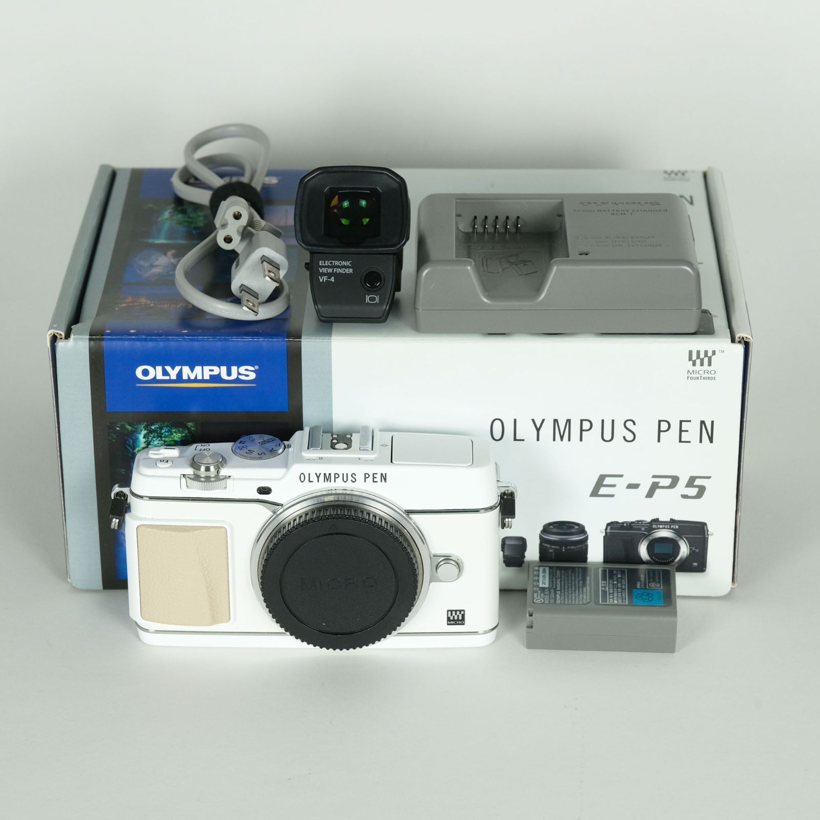 良品 | シャッター数2,630回｜電子ビューファインダー付] OLYMPUS PEN
