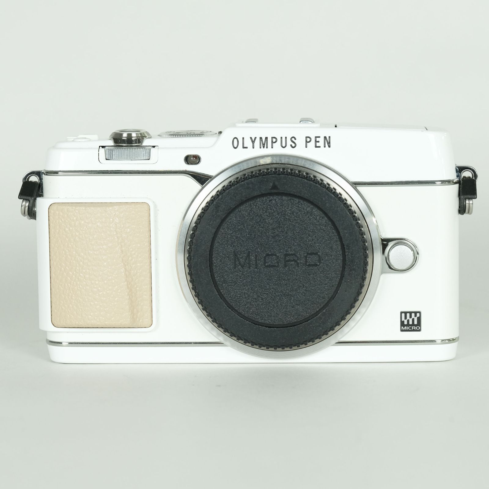 | シャッター数2 630回｜電子ビューファインダー付 OLYMPUS PEN E-P 5 ボディ ホワイト マイクロフォーサーズマウント