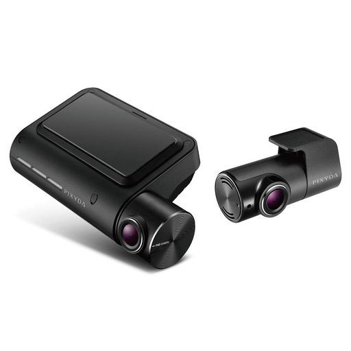 PIXYDA ピクシーダ 前後2カメラドライブレコーダー 前後200万画素FullHDノイズ対策済夜間画像補正SONY製イメージセンサー搭載LED信号対応 microSD 16 GB 付GセンサーGPS