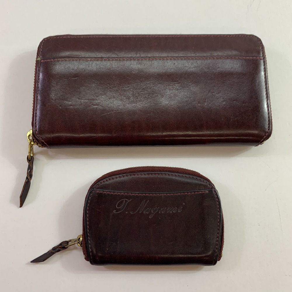 希少 ITAGAKI いたがき 長財布 ラウンドジップ レザー ブラウン 04w5710▽※【中古】ITAGAKI 鞄いたがき 本革 牛革 長財布 カード入れ