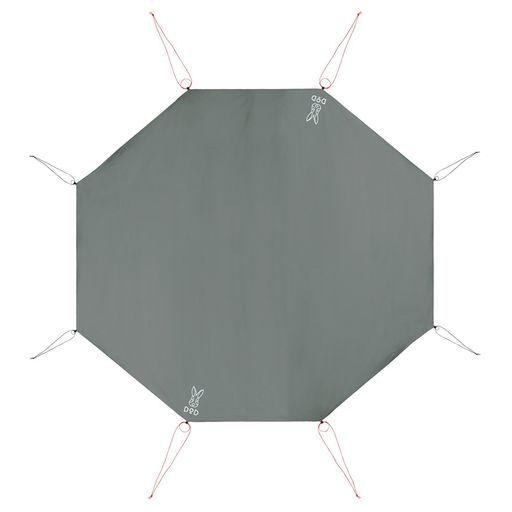 DOD ディーオーディー ワンポールテントL用グランドシート385 cmx 350 cmGS 8-563-GY 8人用