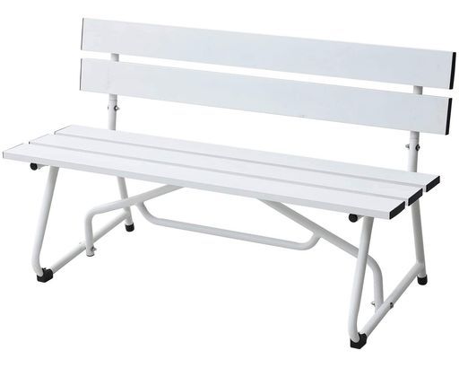 ガーデンマスター Gardenmaster アルミガーデンベンチ幅120 x奥行53.5 x高さ69.5 cm屋外サビに強い組み立て簡単ベンチ台お庭ベランダテラスバルコニーホワイトKAB-1205
