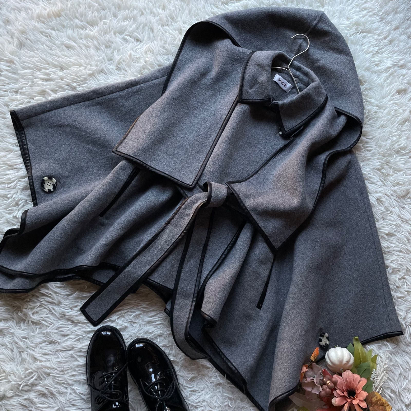 極美品 snidel ×新木優子 × Sweet トリプルコラボ ポンチョコート 8way