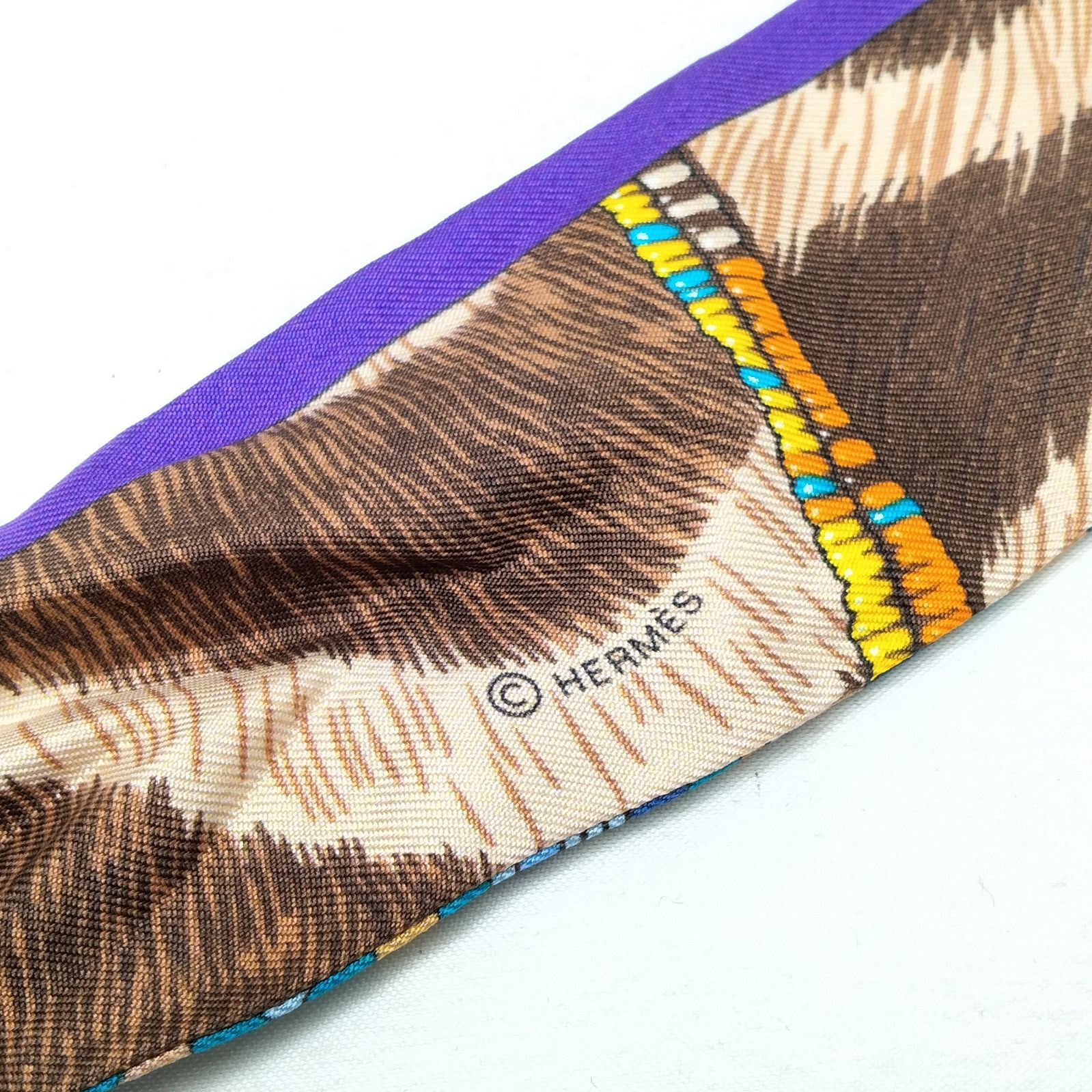 ブラウン シルク