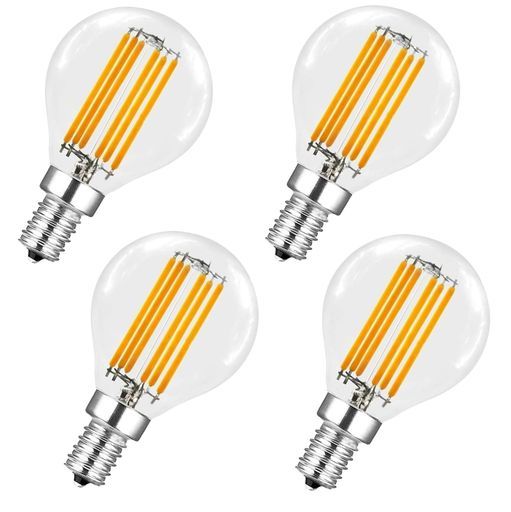 KYLEELED電球G45E14口金電球色6W2700K広配光タイプクラシックオリジナルランプレトロ電球雰囲気重視フィラメントLED電球4個入