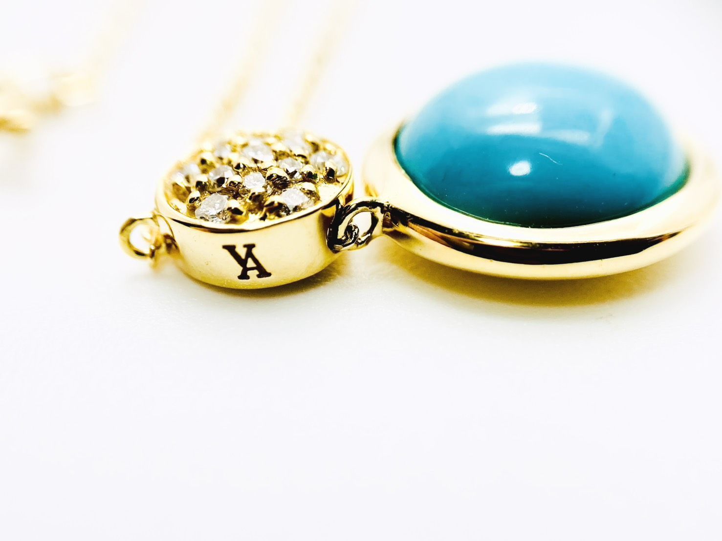 ☆VENDOME AOYAMA ヴァンドーム青山 K18YG セルクルブルーシエル