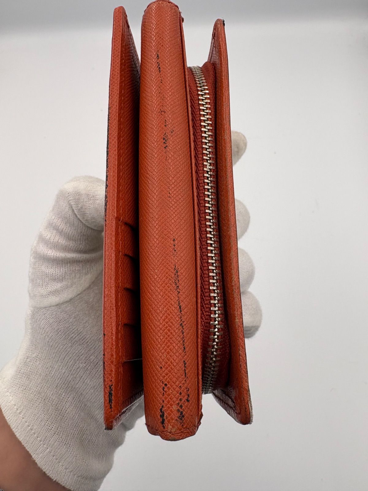 □ BURBERRY バーバリー 3つ折り財布 ノバチェック レザー×キャンバス