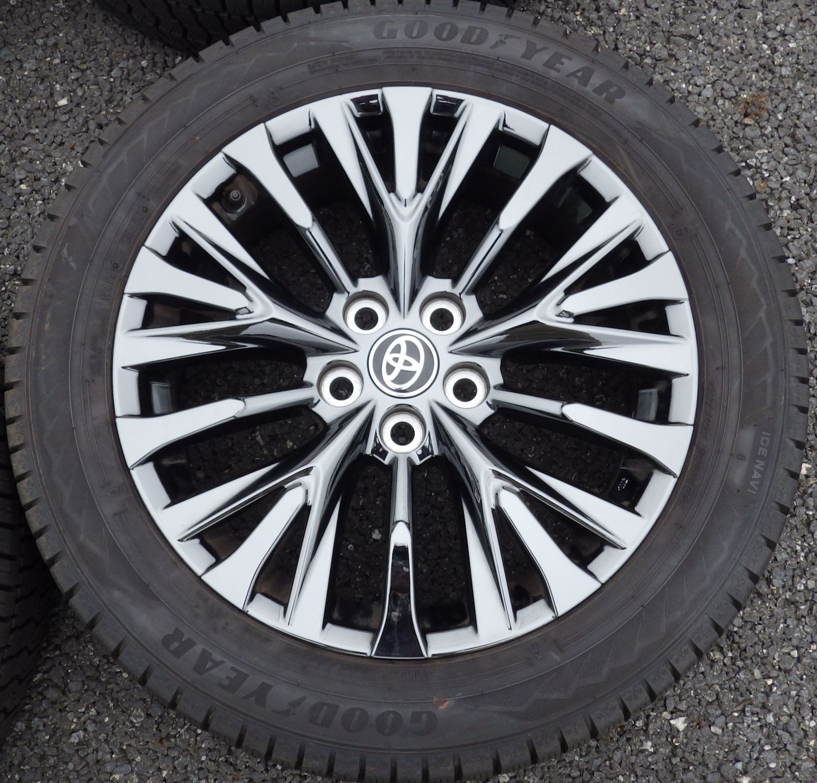 D1638 40ヴェルファイア Zプレミア純正ホイール 225/55R19 4本