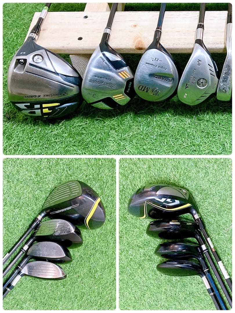 H3.ツアーステージ 初心者オススメ ゴルフクラブ メンズセット 12本 右