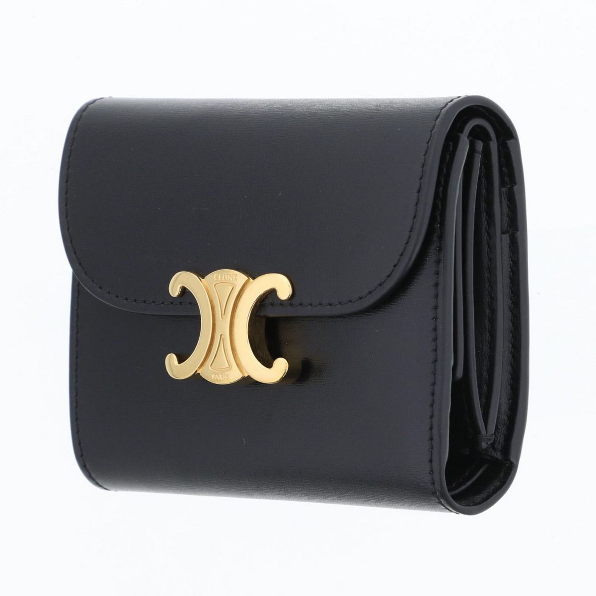 CELINE セリーヌ トリオンフ スモール フラップウォレット 三つ折り