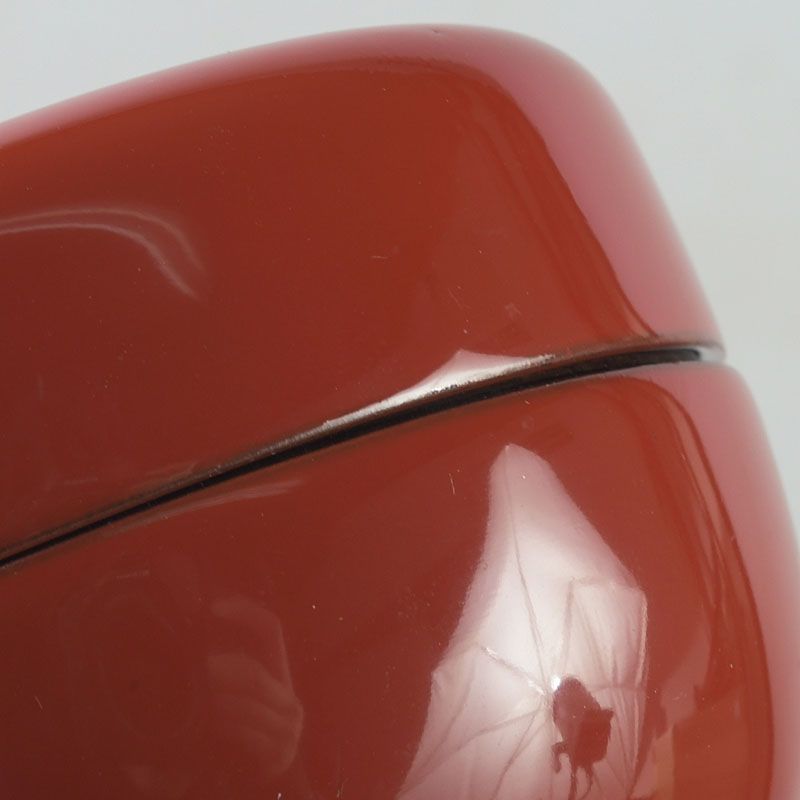 茶道具 越前塗 宮田宗景作 朱塗 松蒔絵 棗 共箱 V S582 - メルカリ