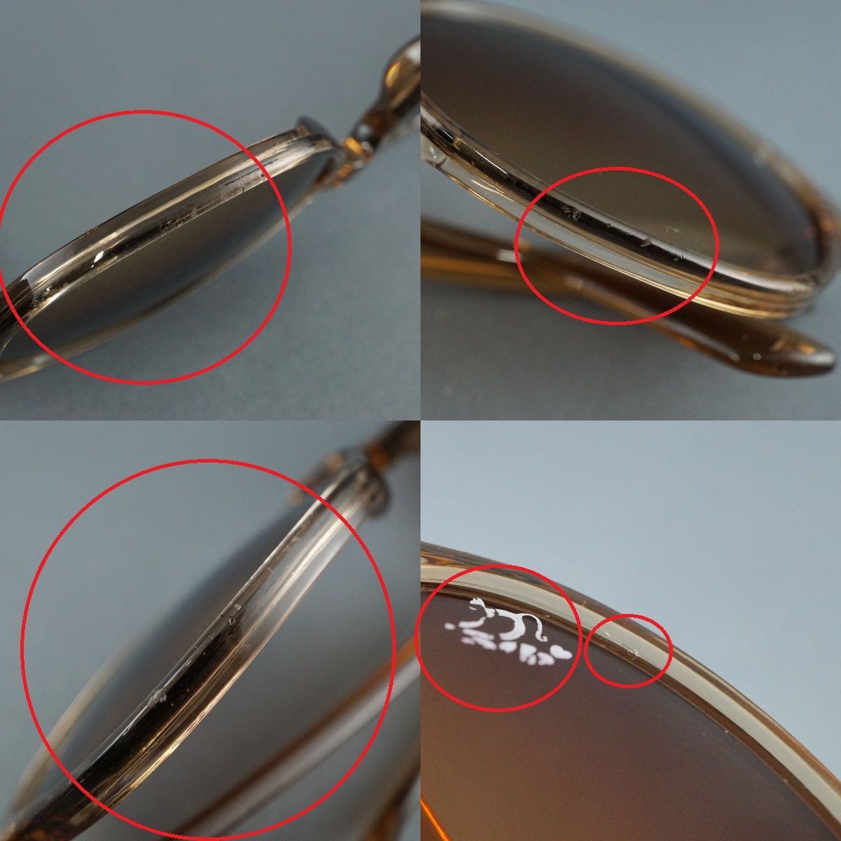 サングラス SEXY STONES RECORDS USED品 浅井健一 25th クリアブラウン