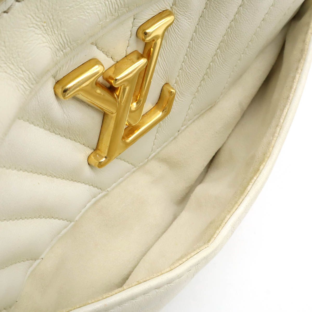 LOUIS VUITTON ルイ ヴィトン ニューウェーブ カメラバッグ チェーンショルダー ショルダーバッグ 斜め掛け レザー スノー M95333 LOUIS VUITTON ルイ ヴィトン ニューウェーブ カメラバッグ チェーン