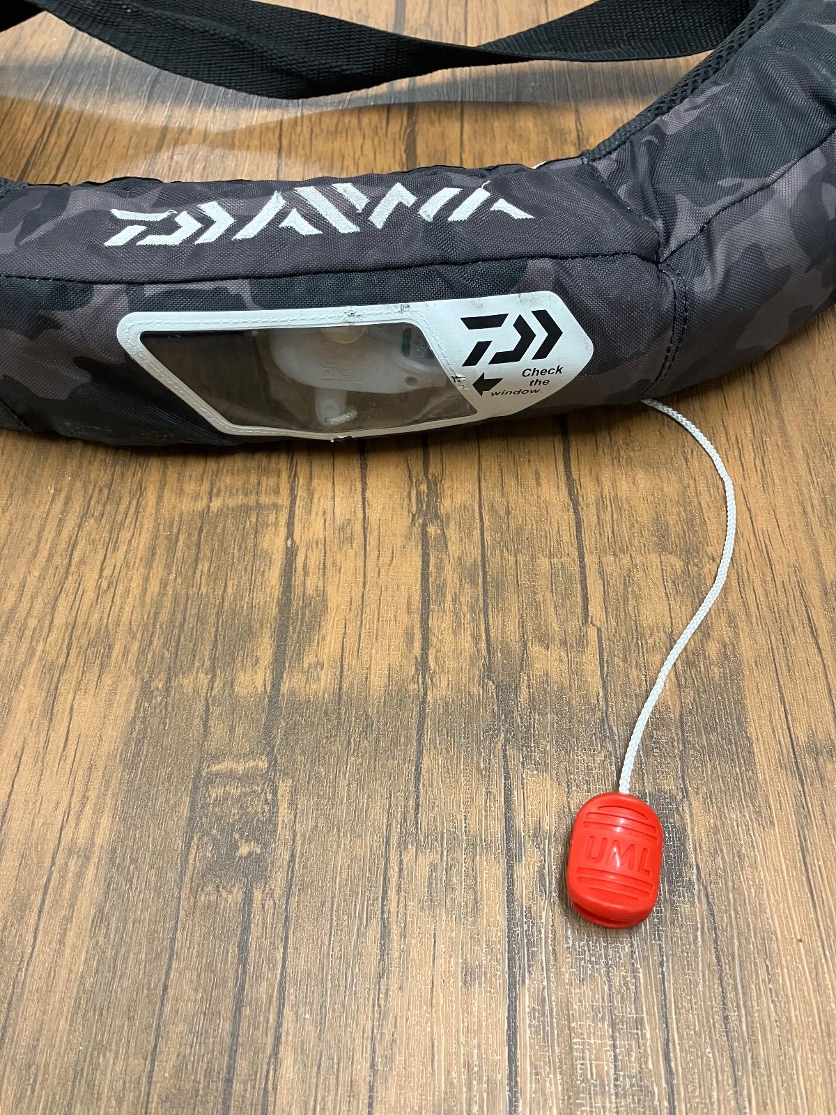 T266 Daiwa ライフジャケット ウエストタイプ カモフラージュ - メルカリ