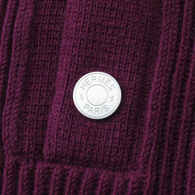 未使用 エルメス HERMES カシミヤ ニット セーター カットソー 長袖