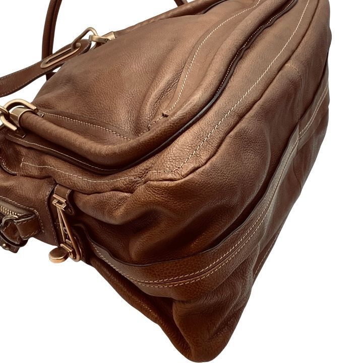 クロエ 2Wayバッグ パラティ レザー ダークブラウン  Chloe Chloe（クロエ） パラティ ハンドバッグ ショルダーバッグ 2WAY 8HS891