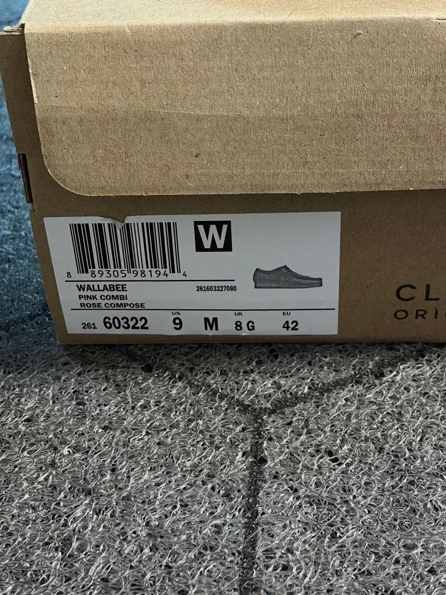  Clarks LEVI S Wallabee ピンク コンビ UK 8 ローファー ブーツ 革靴