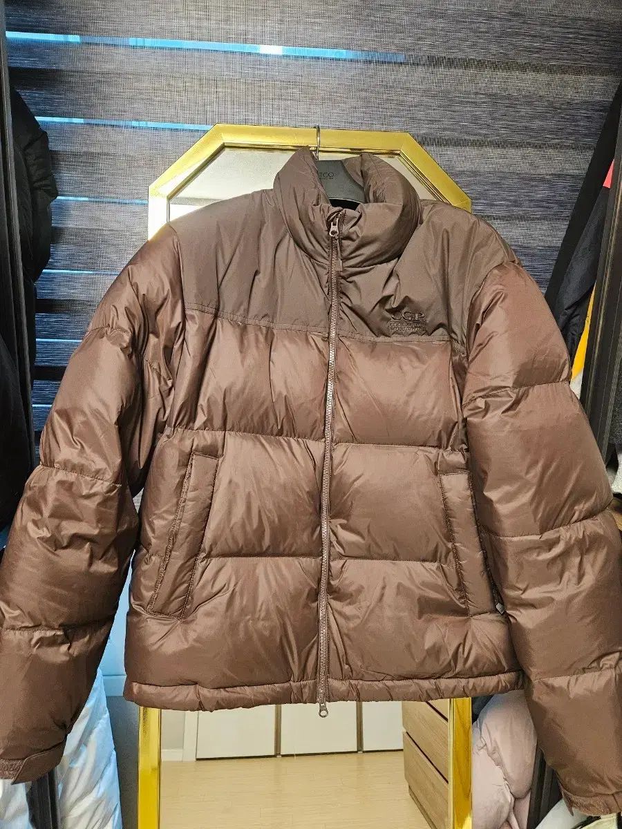 コードグラフィー RDS エション설 ダウン チョコブラウン L