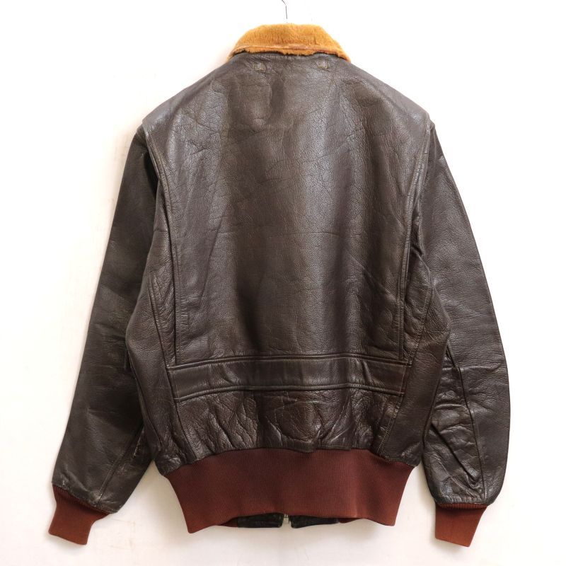 50s vintage U.S.NAVY MIL-J-7823 G-1 レザー フライト ミリタリー 